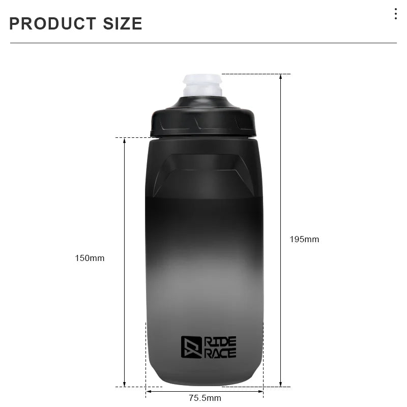 620ML Bicycle Water Bottle PP5 Ultralight Leak-Proof Taste-Free Bike Kettle Camping Hiking Outdoor Sports Cycling Equipment