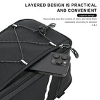 5L Bike Trunk Bag Waterproof Dustproof Large Capacity Mountain Bicycle Rear Seat Bag With Rain Cover Cycling Luggage Rear Basket