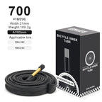 2Pcs Bicycle Inner Tube For AV FV Schrader Presta Valve 700C 18 23 25 28 32 35 43C 48/60mm Bike Inner Tube Cycling Accessories