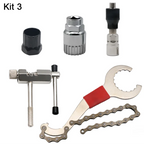 Bicycle Repair Tool Kits Flywheel Removal Bike Bottom Bracket Remover Chain Breaker Extractor Cutter Multitool Maintenance Set