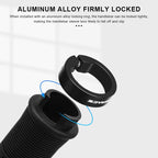 Bicycle Handlebar Cover Rubber Shockproof Anti-Slip Single-Sided Locking Mountain Bike Grips Ergonomic MTB Handle Bar Grips