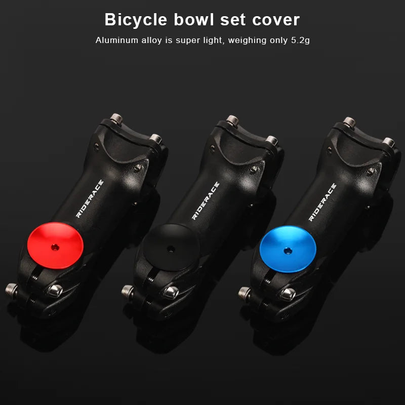 Bicycle Headset Top Cap For 28.6mm Fork Tube Cover Aluminum Alloy Road Bike Stem Top Cap Screw Shell Cover Cycling Accessories