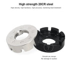 Bicycle Spoke Wrench Tool 8 Way Groove Spoke Nipple Key Road Bike Wheel Rim Adjuster Spanner Portable Cycling Spoke Repair Tool