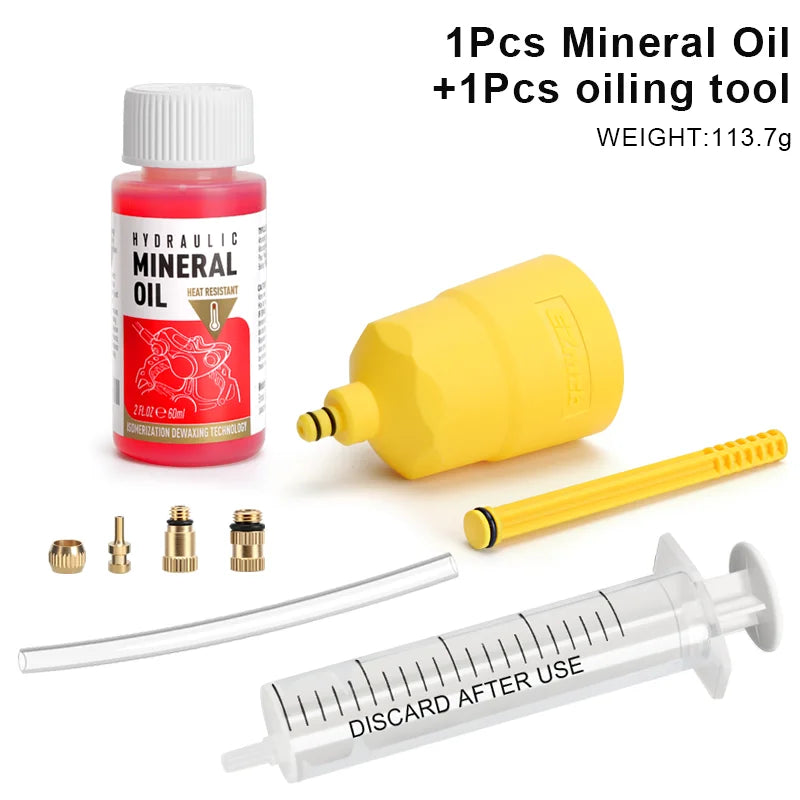 Bicycle Brake Bleed Set Bike Brake Mineral Oil For Shimano Hydraulic Disc Brake Bleeding Tool Cycling Brake Oil Bleed Kit Tool