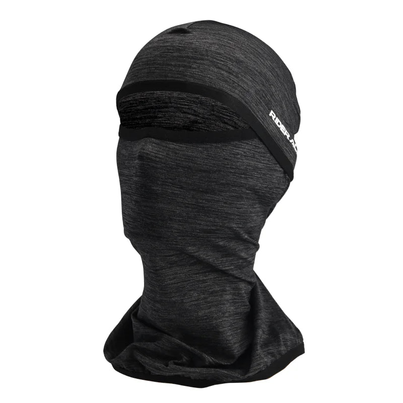 Summer Cycling Full Face Mask Balaclava Sun Protection Breathable Bike Cap Ice Silk Cool For Fishing Hiking Outdoor Riding Cap