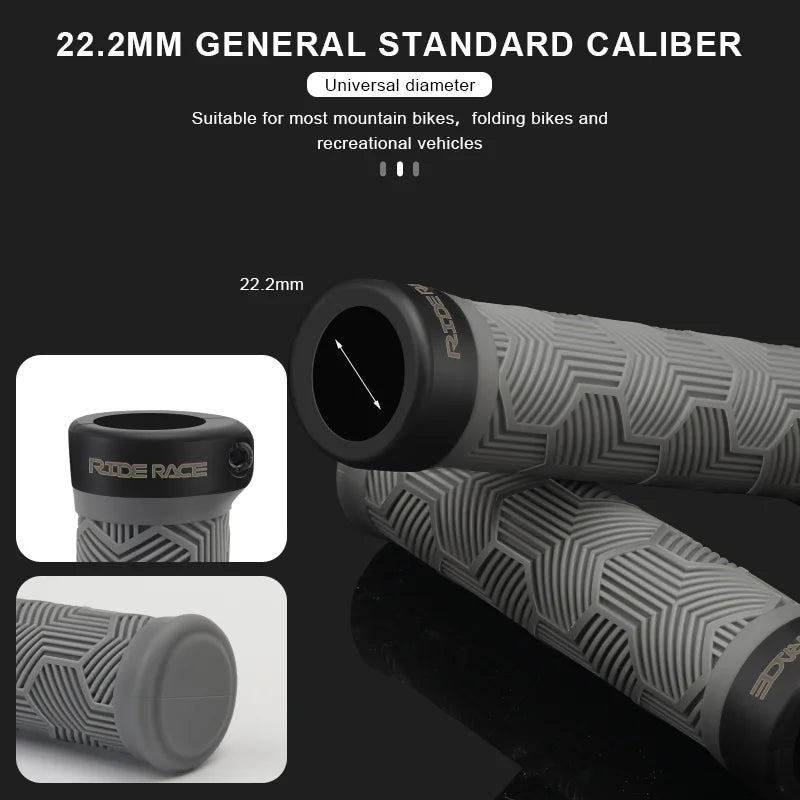 New Bike Handlebar Grips Rubber Bicycle Grip Soft Comfortable MTB Handle Bar Cover Anti Slip Shock-Absorbing Cycling Parts