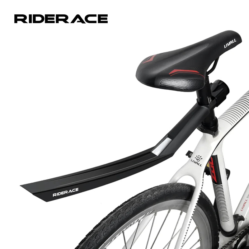 Bicycle Mudguard Quick Release Longer Wider Reflective Road Bike Rear Fender Lightweight PP Soft Plastic Cycling Accessories