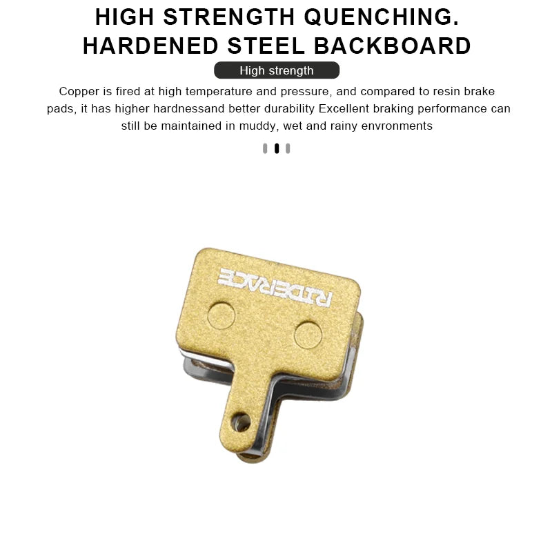 MTB Bike Hydraulic Disc Brake Pad Full-Metallic Fit B01S B05S Bicycle Brake Pads For Shimano MT200 M535 Cycling Disc Parts