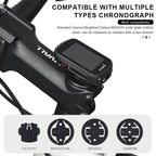 Bicycle Computer Holder For Garmin Edge Bryton Stopwatch Speedometer Mount Bracket Stem Top Cap MTB Road Bike Accessories