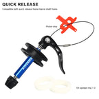Bicycle Chain Keeper Holder MTB Road Bike Washing Cleaning Chain Fixer Tensioner Tool With Quick Release Barrel Shaft Frame