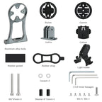 Bicycle Computer Camera Holder Aluminum Alloy Bike Handlebar Mount Stopwatch Speedometer Bracket For Garmin Edge Bryton Cateye