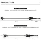 Ultralight Bicycle Quick Release Skewer Lever Titanium Ti Skewer MTB Road Bike Wheel Hub QR Skewers Security Cycling Accessories