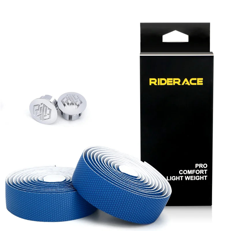 Road Bike Handlebar Tape With 2 Bar Plugs Non-Slip Shock Absorbing Bicycle Bar Tape PU EVA  Soft Comfortable Cycling Accessories