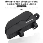 Bike Bag Waterproof Reflective Front Top Frame Tube Bag Large Capacity Ultralight Durable Cycling Storage Bag Bicycle Frame Pack