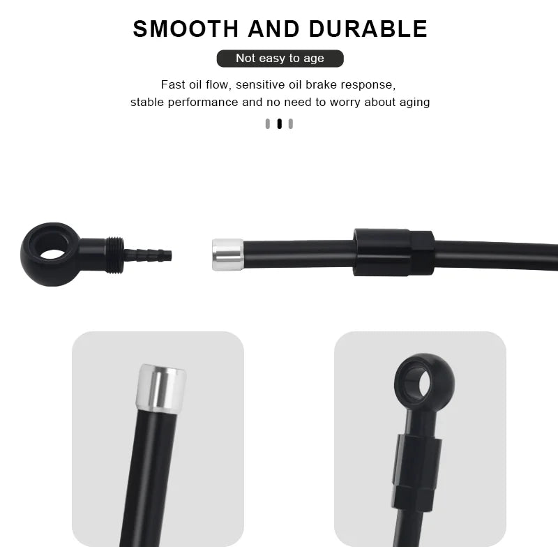 Bicycle Hydraulic Cable End Connector Banjo Set Aluminium Alloy MTB Bike Hydraulic Brake Banjo Fitting Oil Needle Olive Head