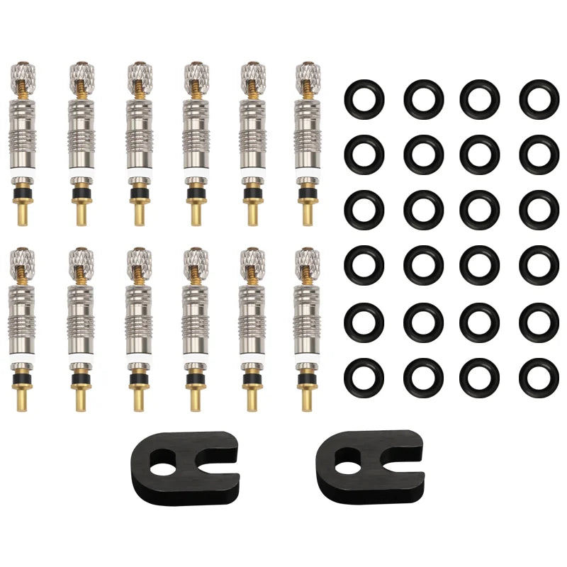 Bike Valve Core Quality Presta Valve Brass Core Tool MTB Road Bicycle Tubes Service Part Tool CNC-Machined Removable Replacement