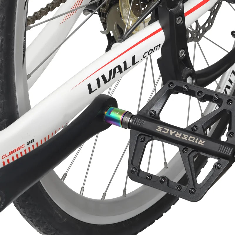 Bicycle Pedal Extend Bolt Stainless Steel Mountain Road Bike Pedal Extension Bolts 20mm Fit 9/16 Inch Threaded MTB Accessories