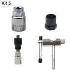 Bicycle Repair Tool Kits Flywheel Removal Bike Bottom Bracket Remover Chain Breaker Extractor Cutter Multitool Maintenance Set