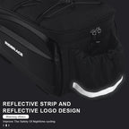 Bicycle Rear Seat Bag Eva Multi-Purpose Large Capacity Bike Travel Luggage Storage Bag Cycling Trunk Panniers Shoulder Handbag