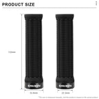 1Pair MTB Grips TPR Rubber Ergonomic Comfortable Mountain Bike Handlebar Grips Anti-Skid Shock-Absorbing Bicycle Handlebar Cover