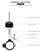 Bicycle Bell Clear Loud Sound Retro Classical MTB Mountain Bike Handlebar Ring Horn Safety Warning Alarm Cycling Accessories