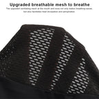 With Brim Cycling Headgear Ice Silk Sunscreen MTB Bike Hat Summer Cool Fishing Cap Breathable Full Face Mask Bicycle Equipment