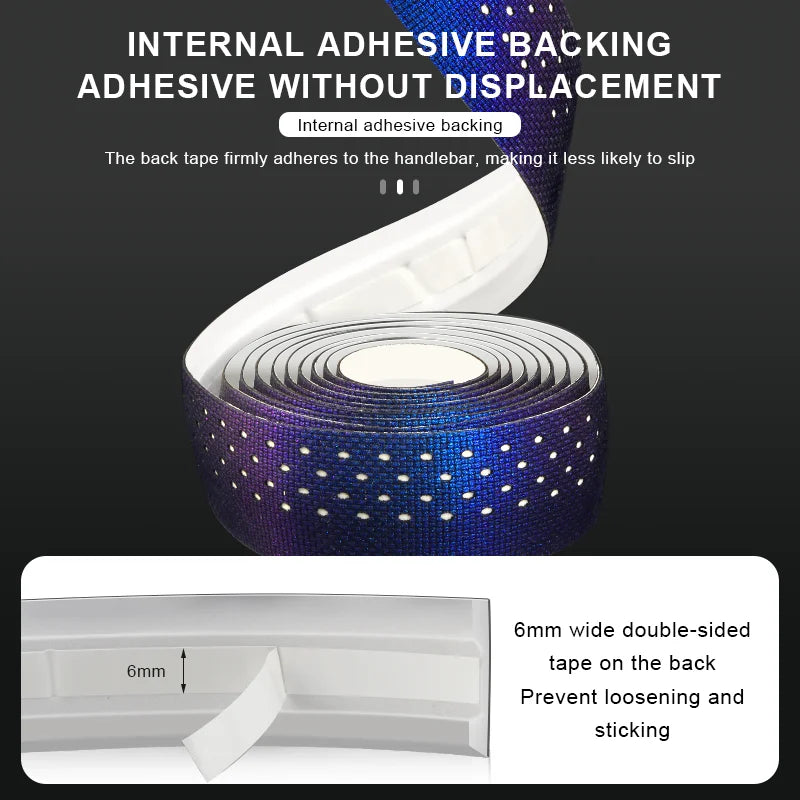 1 Pair Road Bike Handlebar Tape Shock Absorbing Ultralight Anti-Slip Wear-Resistant Strap Bicycle Handlebar Straps Comfortable