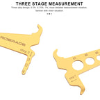 Bike Chain Wear Indicator Ruler Stainless Steel Bicycle Chain Wear Indicator Checker Cycling Chain Replacement Repair Tools