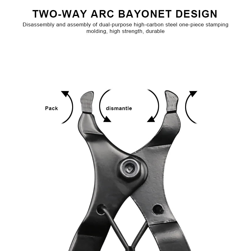 Bike Mini Chain Link Magic Buckle Pliers Quick Release Master Removal Installation Tool Bicycle Chain Magic Button Clamp Tools
