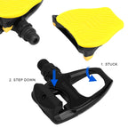 Bicycle Pedal Adapter Plate Road Bike Lock Pedal Converter Nylon Self Locking Cleats Fit Shimano SPD System Cycling Accessories