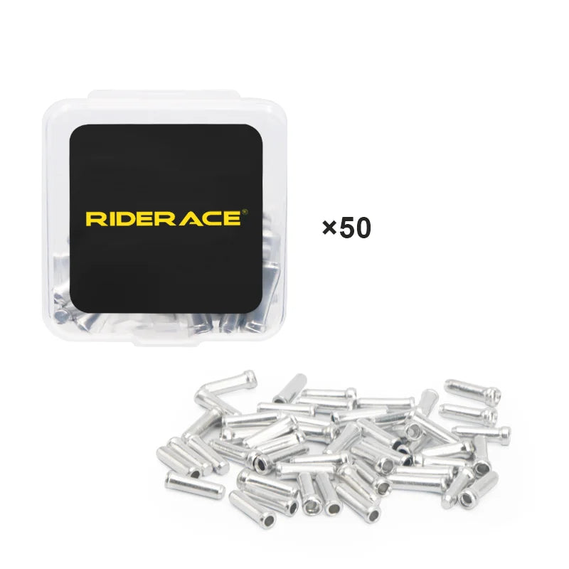 50 Pcs/Lot Bicycle Brake Shifter Cable End Caps MTB Bike Derailleur Shift Wire Ferrules Brake Shifter Inner Cable Tips Crimps