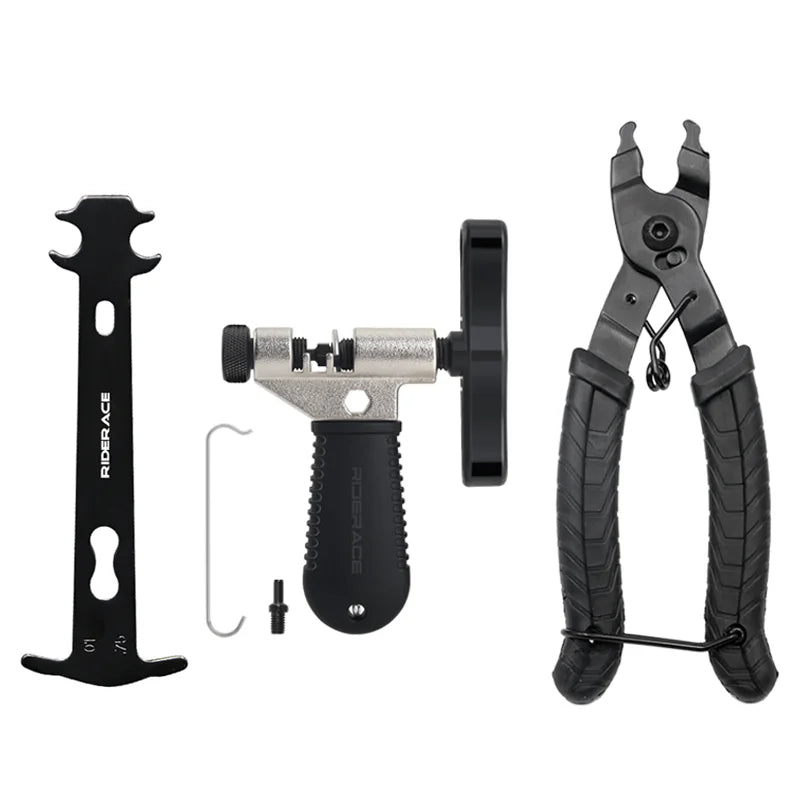 Bike Repair Tool Kit Bicycle Chain Breaker Splitter Cutter Chain Wear Checker For 6/7/8/9/10/11/12 Speed Joint Magic Buckle