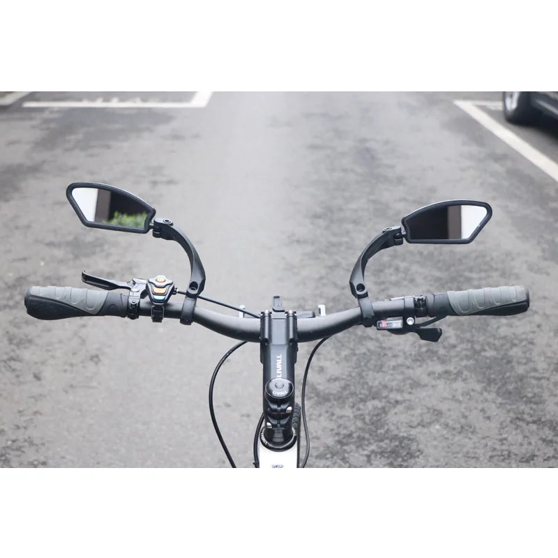 Bicycle Rearview Mirror 360 Degree Rotatable Clear Wide Range Bike Handlebar Mirror For Electric Scooter Cycling Accessories