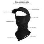 With Brim Cycling Headgear Ice Silk Sunscreen MTB Bike Hat Summer Cool Fishing Cap Breathable Full Face Mask Bicycle Equipment
