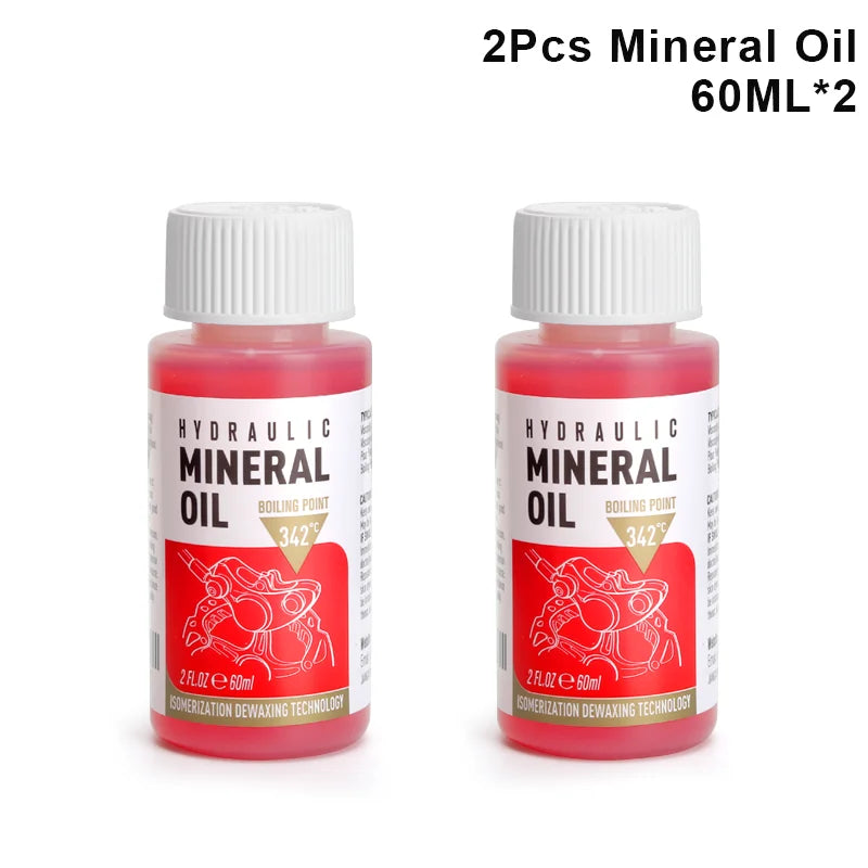 60ML Bicycle Brake Mineral Oil Bike Brake Oil Bleed Kit Tool For Shimano Hydraulic Disc Brake Bleeding Tool Cycling Repair Tools