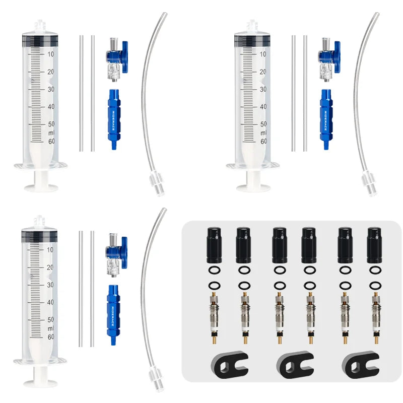 Bicycle Tubeless Tyre Sealant Syringe Schrader Presta Valve Core Removal Tool Bike Tire Fluid Injection Tool MTB Repair Tool