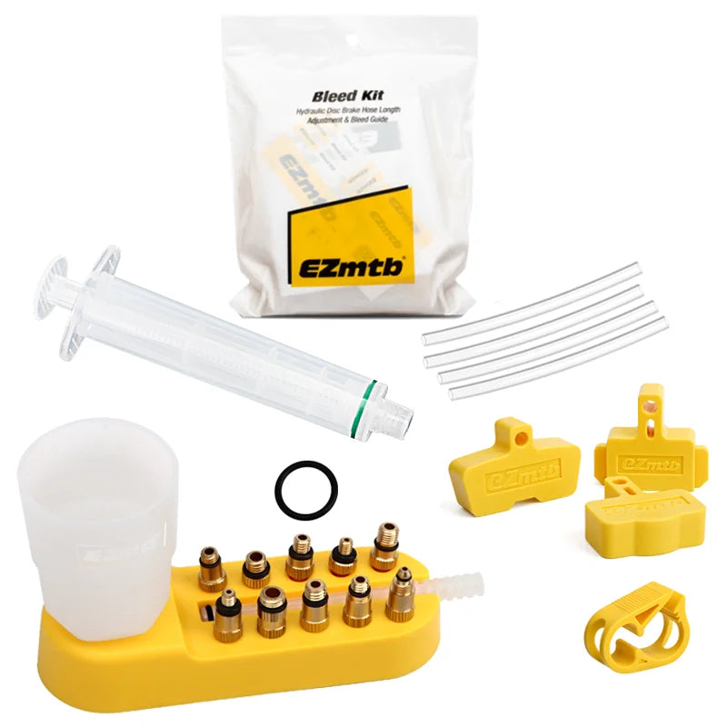 Bicycle Hydraulic Disc Brake Oil Bleed Kit Tools For SHIMANO,SRAM, MAGURA,Avid,Series MTB Road Bike Brake Repair Tool Universal