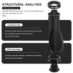 1 Pair Bicycle Grips Aluminum Alloy Dual Lock Ring Mountain Bike Handlebar Grips Ergonomic Comfortable Non-Slip Shockproof