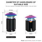 1 Pair Bike Handlebar End Plugs Multi-Color Aluminum Alloy Mountain Road Bicycle Handlebar Grips Plugs Caps MTB Accessories