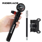 Portable Bicycle Pump 160PSI High Pressure With Gauge MTB Road Bike Hand Tire Air Inflator For AV FV Presta Schrader Valve