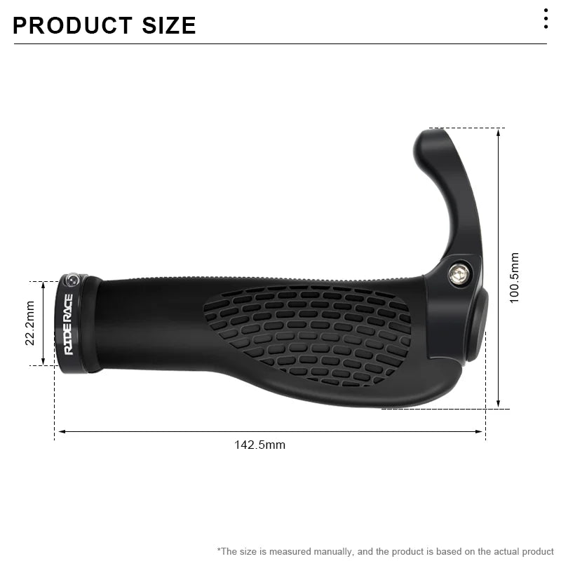 1 Pair Bicycle Handlebar Grips Quality Rubber Anti Skid Mountain Bike Handlebar Grips Horns Handlebar Ergonomics Wrist Support