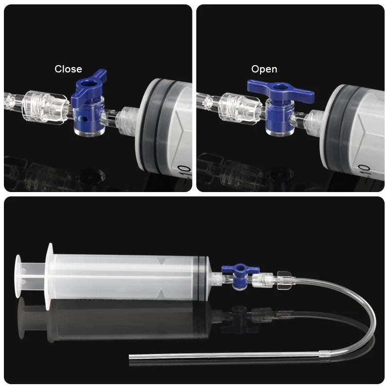 Bicycle Tubeless Tyre Sealant Syringe Schrader Presta Valve Core Removal Tool Bike Tire Fluid Injection Tool MTB Repair Tool