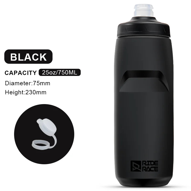 620/750ML Bicycle Water Bottle PP5 Taste-Free Lightweight Outdoor Sports Squeeze Mug Large Capacity Portable Cycling Equipment