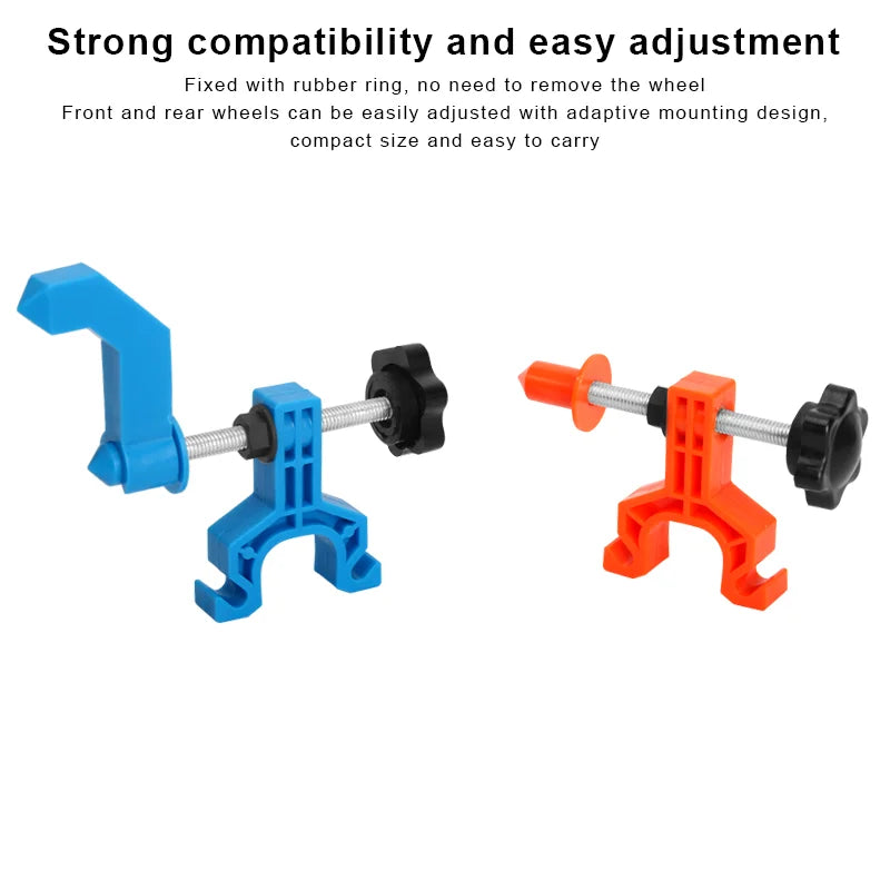 Mini Bicycle Wheel Truing Stand MTB Road Bike Rims Adjustment Tool With Spoke Wrench Repair Tool Cycling Accessories Repair Tool