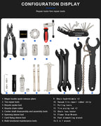 Bike Repair Tool Sets Professional High Quality Bicycle Installation Disassembly Repair Tool MTB Tire Repair Tool Rubber Strips