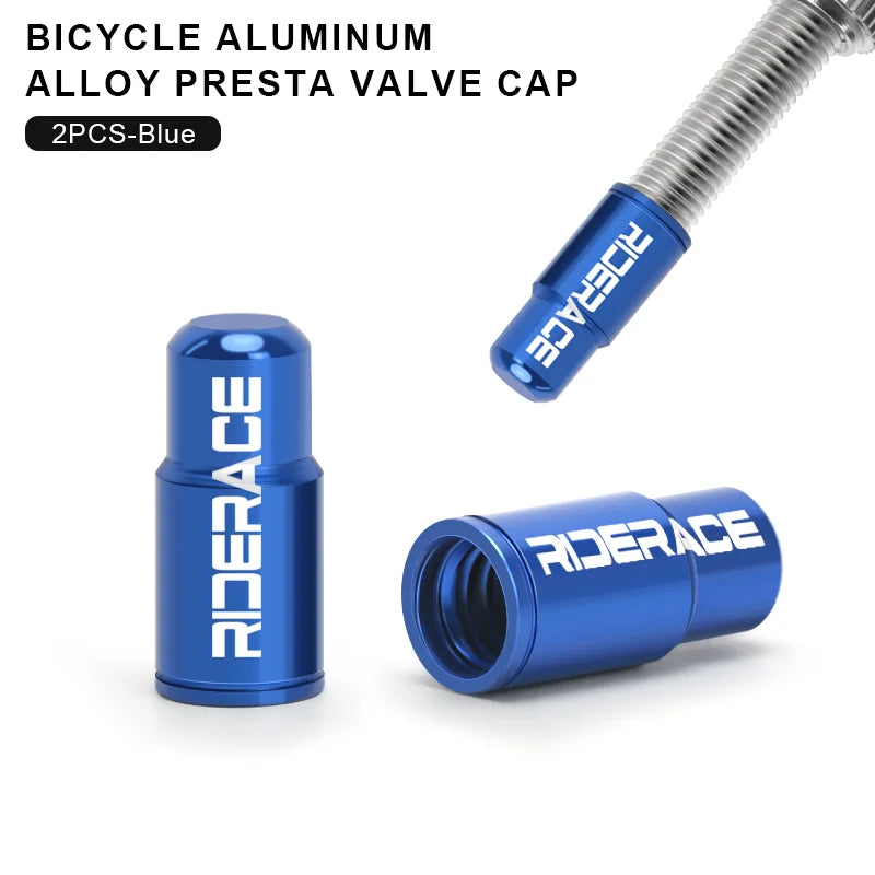 2/4/Pcs Bicycle Tire Valve Cap Aluminum Alloy MTB Road Bike Tube Tyre Gas Nozzle Cover For Fv Presta Valve Dustproof Protector