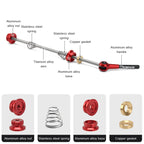 Ultralight Bicycle Quick Release Skewer Lever Titanium Ti Skewer MTB Road Bike Wheel Hub QR Skewers Security Cycling Accessories