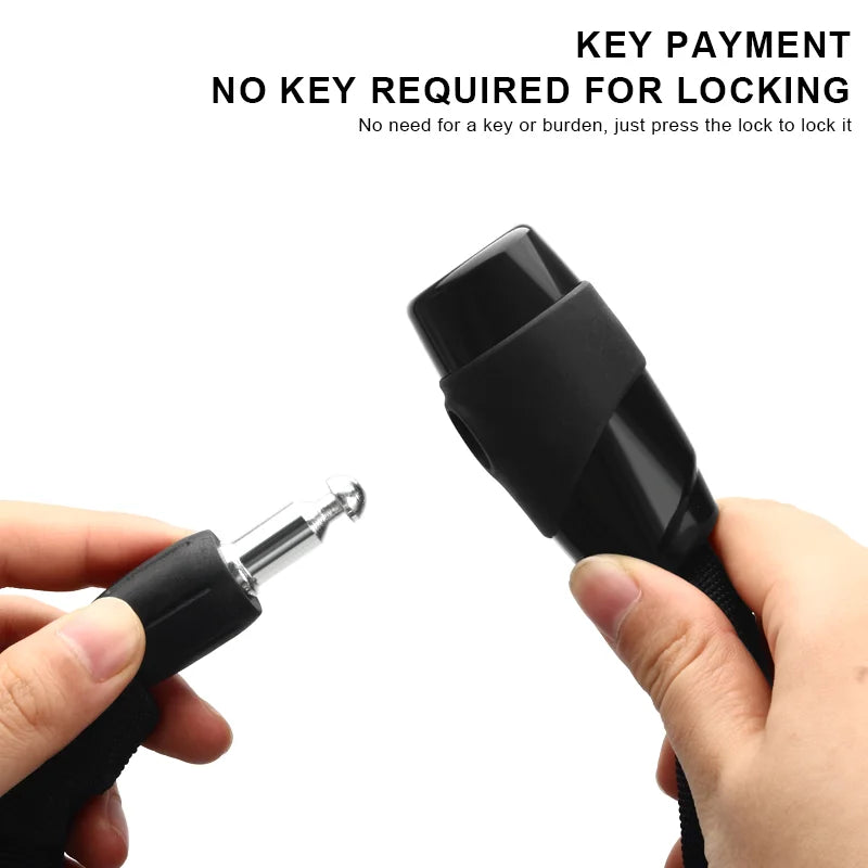 Bicycle Chain Lock Metal Anti-Theft Security Reinforced Mountain Road Bike Chain Lock With 2 Keys For Motorcycle Scooter Padlock