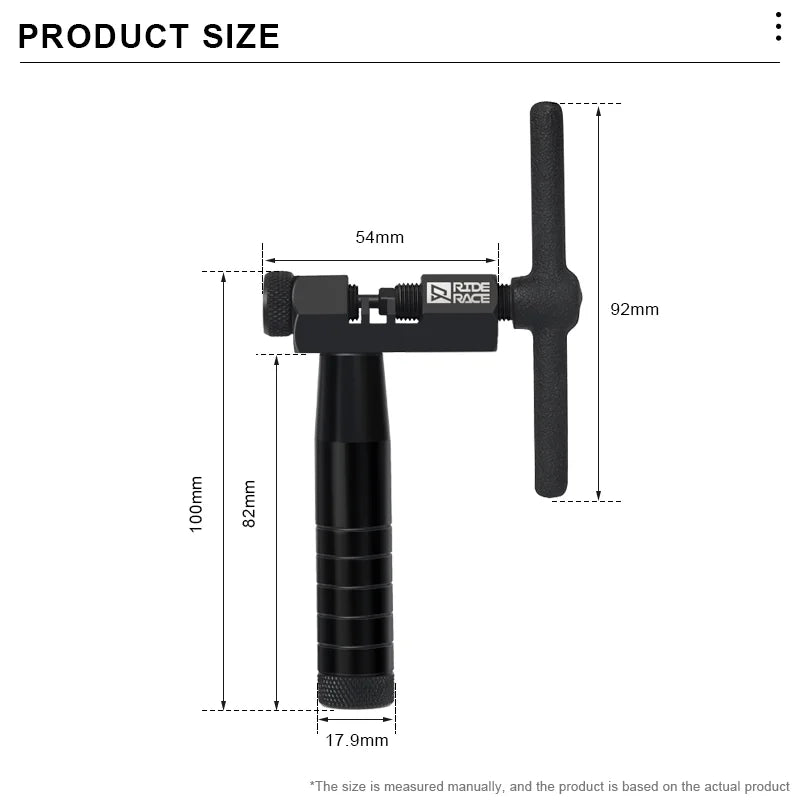 Professional Bike Chain Breaker Bicycle Link Pin Cutter Removal Tool Durable Anti Rust Ergonomic Handle Cycling Repair Tools