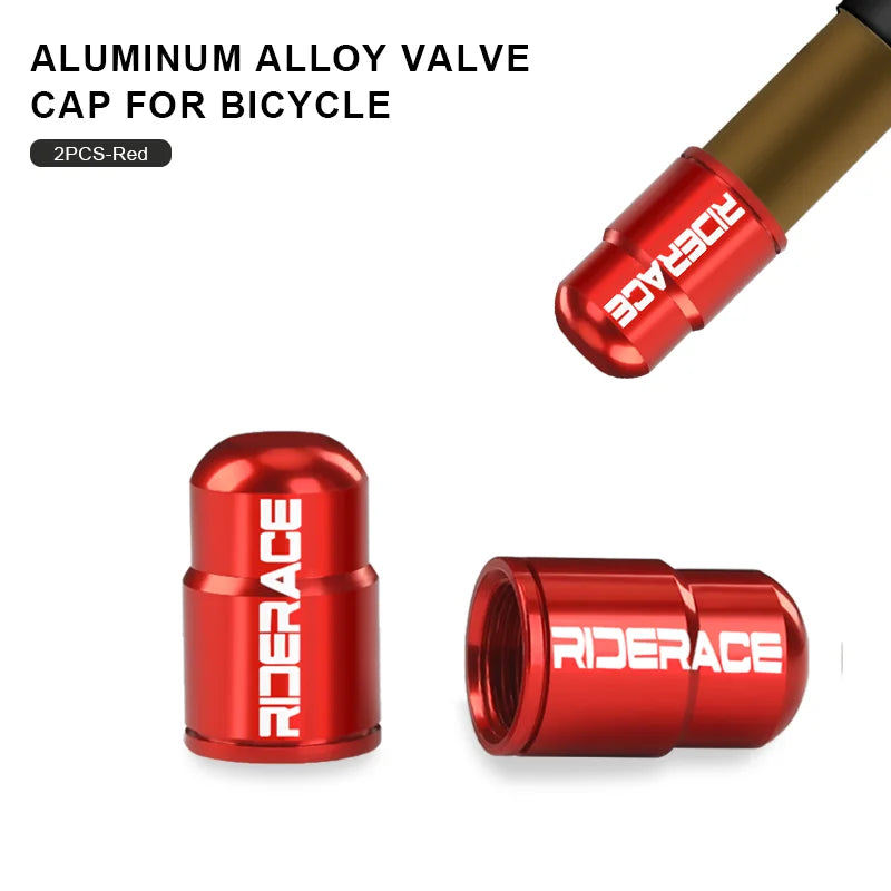 Bike Tire Valve Caps Waterproof Dustproof Aluminum Alloy Ultralight MTB Road Bicycle Tyre Gas Nozzle Cover For Av Schrader Valve